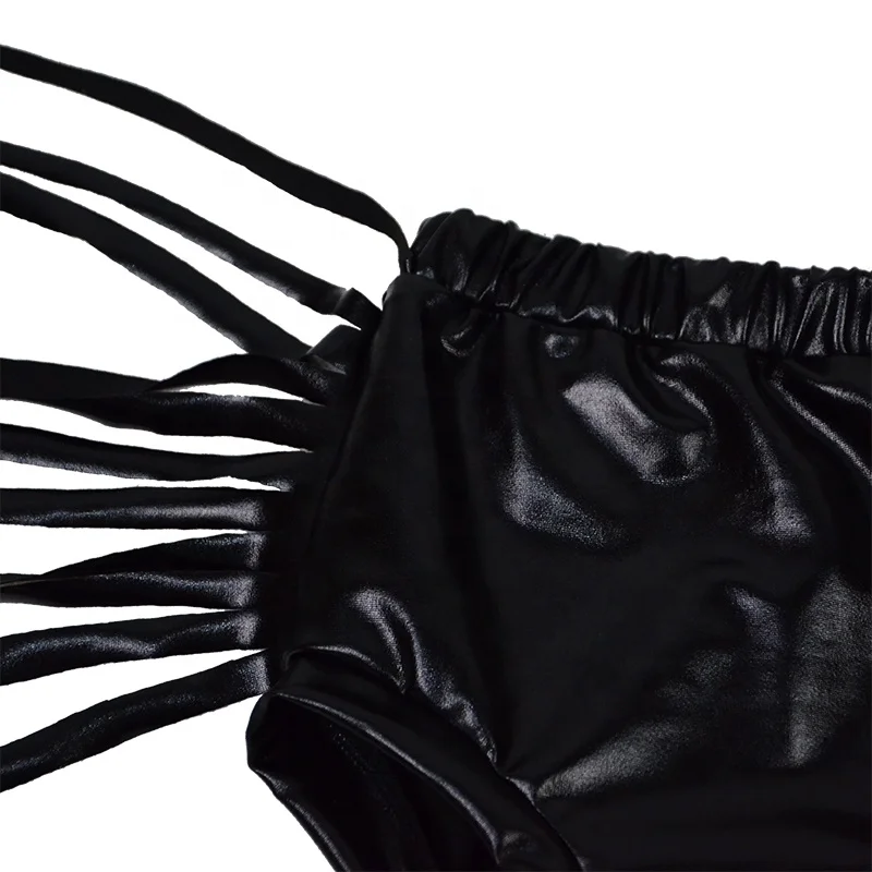 
customization pu leather baby girls fringe Bummies tollder kids boutique Bloomers Wholesale summer clothing 