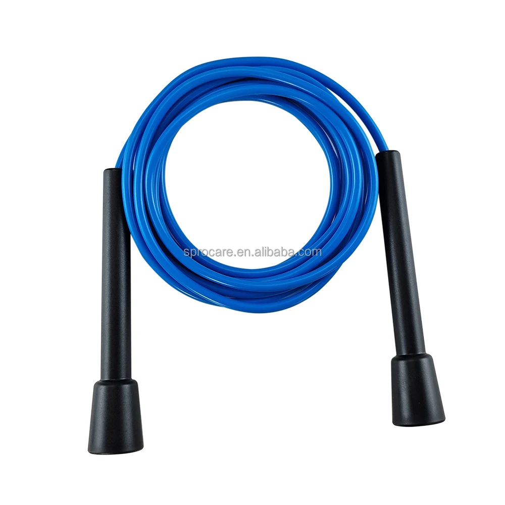 Adjustable Lightweight Jump Rope for Fitness and Exercise with Plastic Handles Tangle-Free Skipping Rope for Workout Gym Cardio