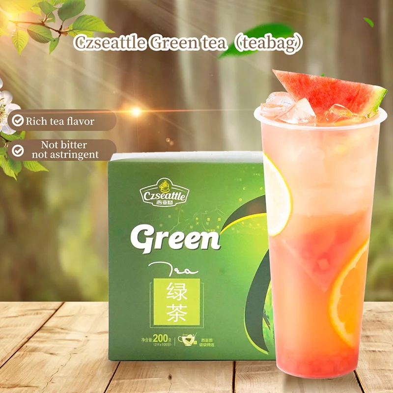 Czseattle Wholesale Green tea teabag Original flavor green tea with refreshing aroma