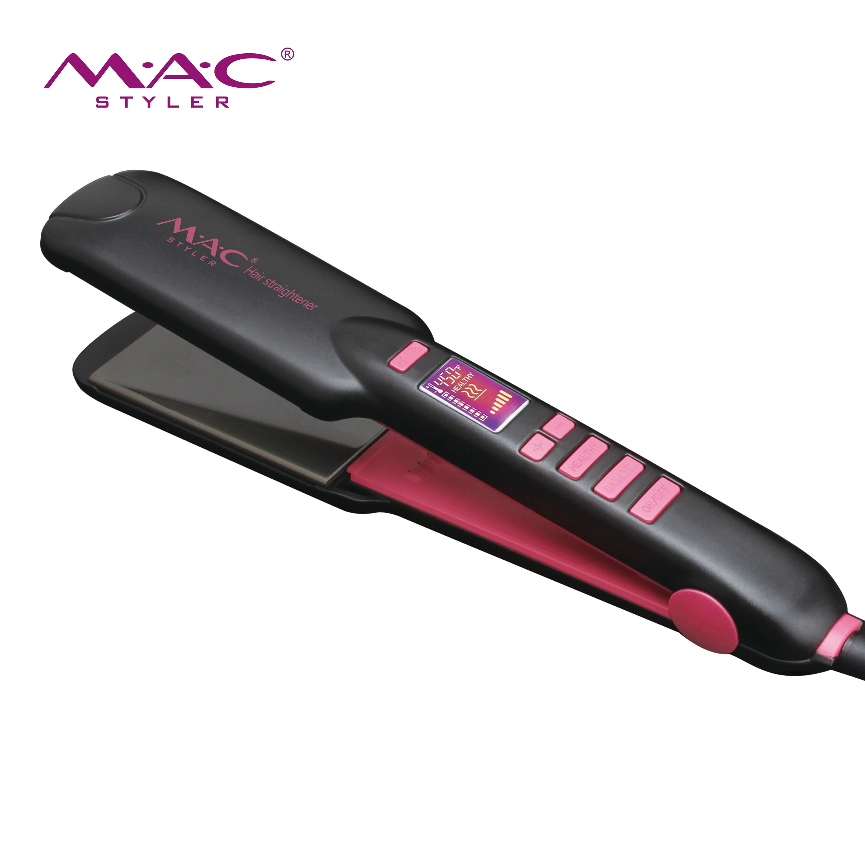 Professional Beauty Titanium Flat Iron Wholesale Private Label Straightening Tool Design Professional Fast Heat Straightener
