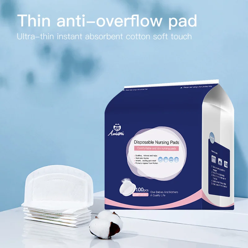 
Amiami Free sample disposable breast pads high quality lansinoh disposable nursing pads 