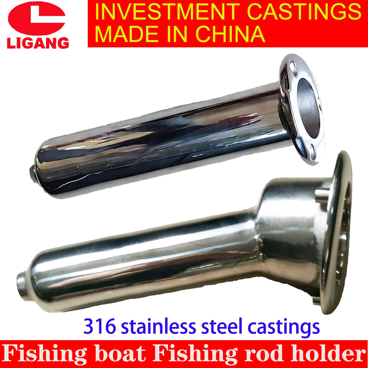 316L stainless steel marine hardware boat yacht  investment casting and mirror polished cleats and sun shade base