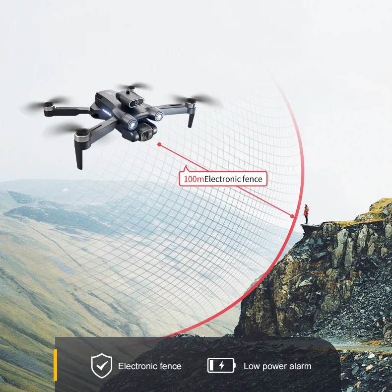 4k Camera WIFI APP Remote Control Flying Toys  Foldable Mini RC Drone with Camera for Beginner Kids Gift