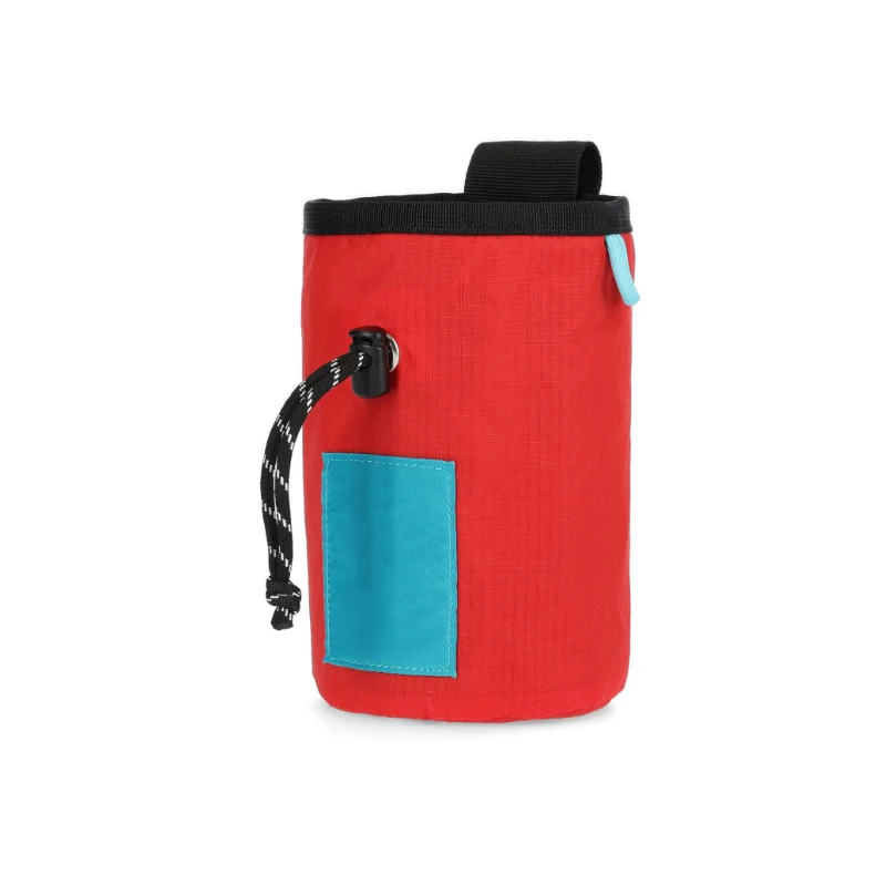 Climbing Chalkbag Rock Weightlifting Zipper Chalk Bag For Climbing With Carabiner Clip