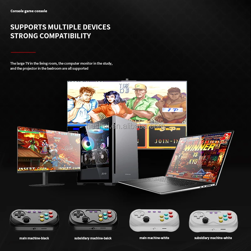 Лидер продаж 2022, мини-консоль для видеоигр, 4K, HD, 32 ГБ, 10000 + игр, портативная ТВ-консоль для семейных игр