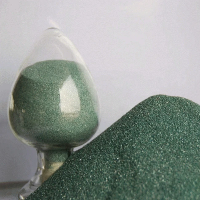 Green sic green silicon carbide for powder coating filler