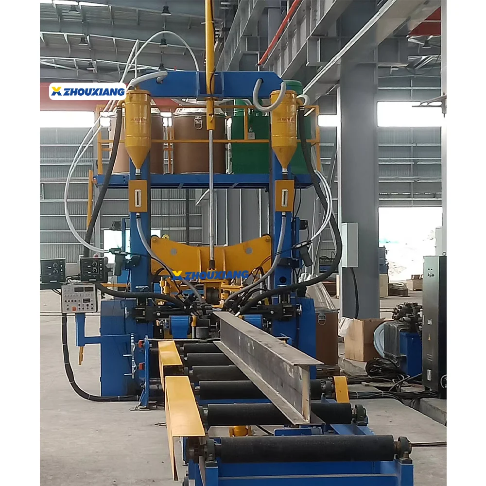 Zhouxiang Multifunction I/H Beam Processing Assembly Welding Straightening Machine