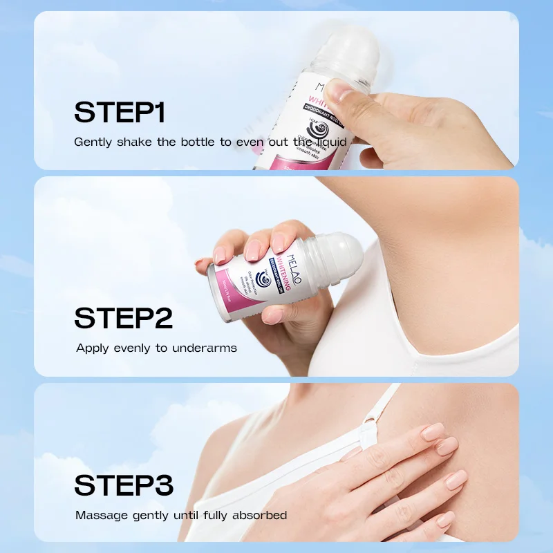 Private Label Deodor Perfumed Deodorant Antiperspirant Vegan Fragrance Natural Organic Underarm Whitening Deodorant Roll On