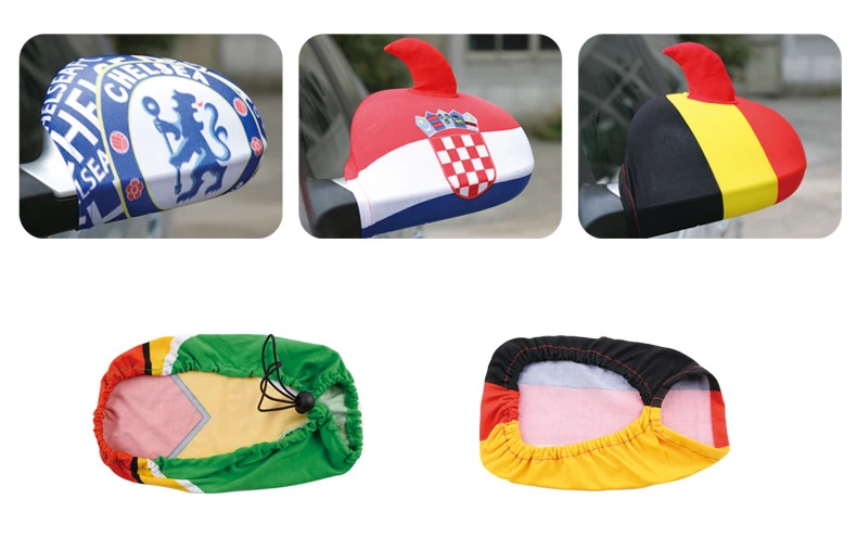 Customized Car Hood Flag National Printed Spandex Polyester Sublimation Car Engine Hood Cover Sports Football Soccer Team Logo