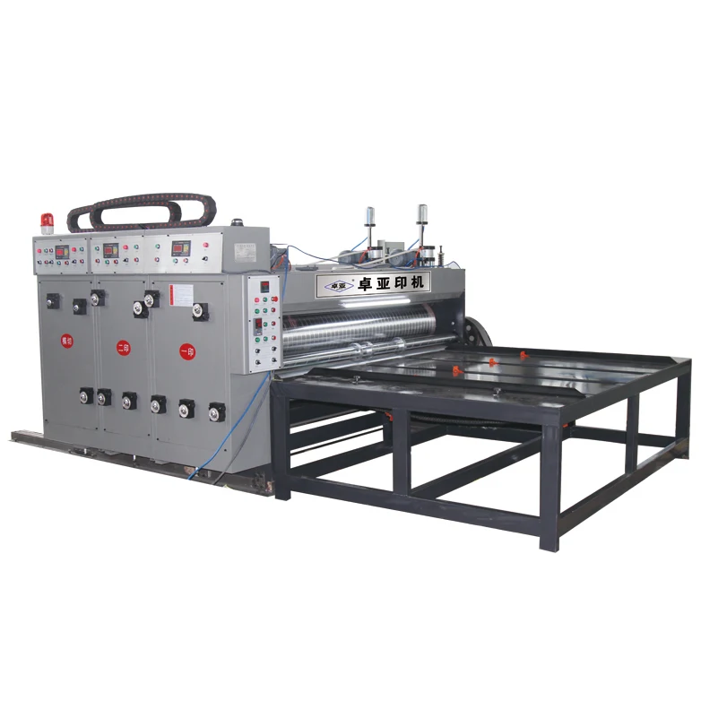 corrugated printing slotting die cutting machine