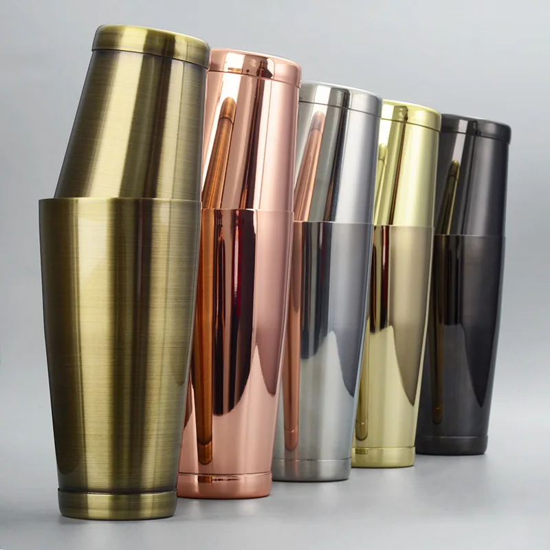 28oz + 18oz (850+550ml) Boston Cocktail Shaker Bar Set Koriko Weighted Tin-on-Tin Shaking Tins Stainless Steel Shaker Kit