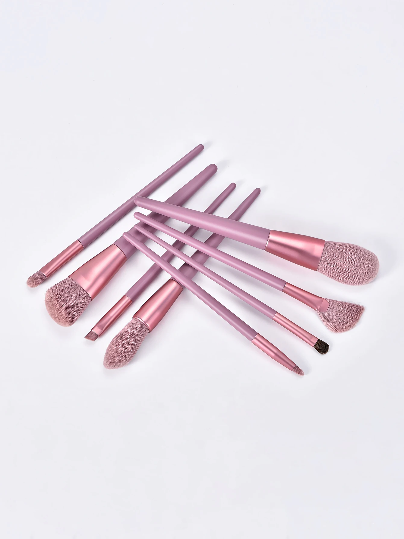 8 pieces makeup brush set 2021 pink very high quality makeup brushes Custom logo