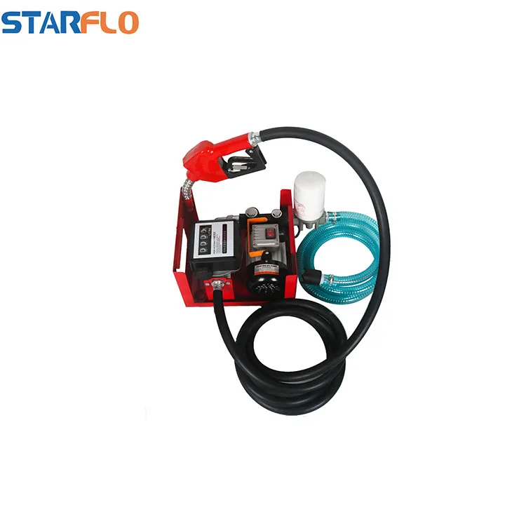 STARFLO Portable electric oil drum pump 24/12V temperature resistant diesel transmission electric oil drum pump