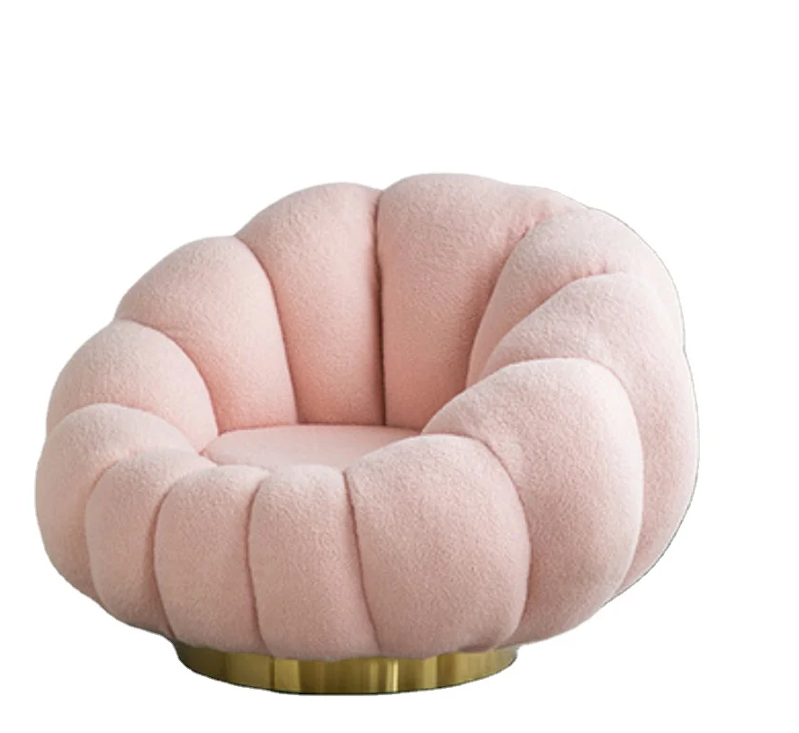 2022 new arrival bedroom small cute balcony lazy pumpkin sofa chair