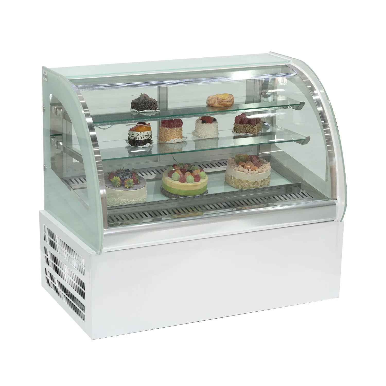 Factory Direct Sale 900mm Mini Cake Display refrigerator fruit frezzer Dessert Store Cake Storage Cabinet