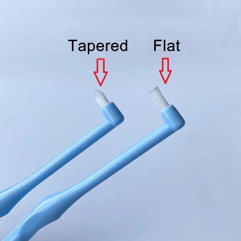 Orthodontic Braces Soft Interdental Toothbrush Small Head Mono-Tuft for Adults Decayed Tooth Stain Eraser Cleaning Brush