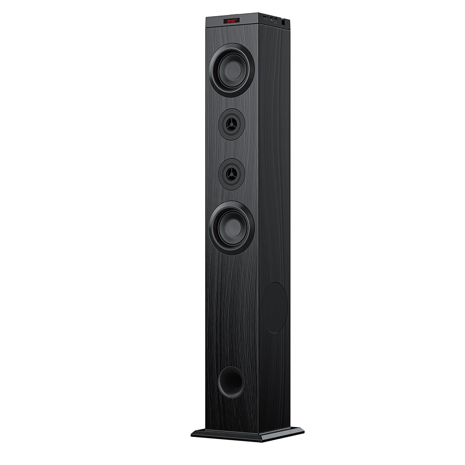 2.1 Channel Wooden Tower Speaker with Live for Sound