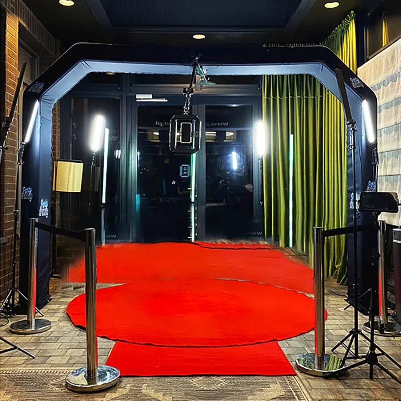 Sky 360 Photo Booth Green 360 Photo Booth Automated Drop Professional Backdrop Gyro 360 360 Photo Booth With Software Abyss 360