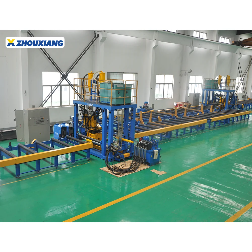 Zhouxiang H-Beam Steel Welding Machine Automatic H Beam Steel Intelligent Production Line