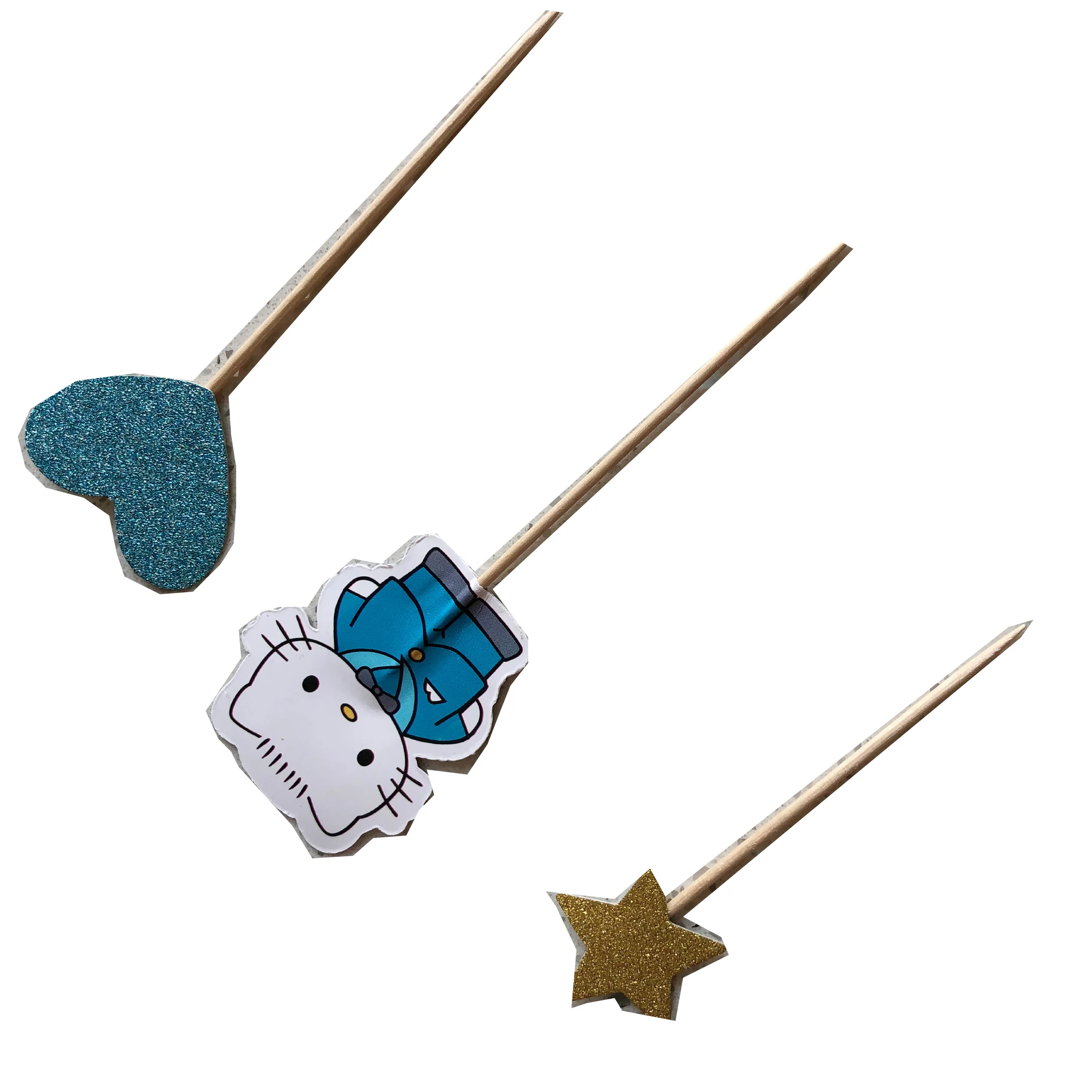 China hot sale Customized size birch wood fruit pick skewer stick