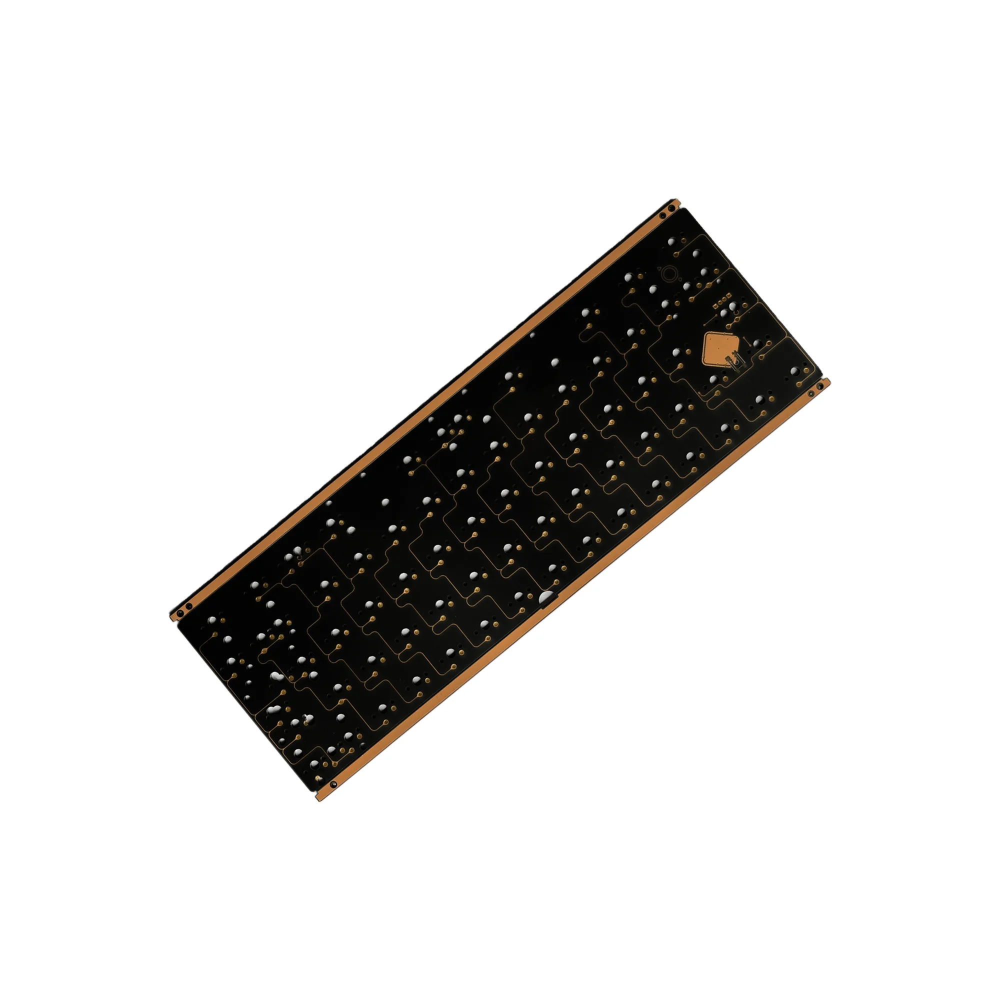 Shenzhen PCB Fabrication Service Custom RGB 60 Percent Teclado Usbc Mechanical Hotswap 65% keyboard pcb with Fn