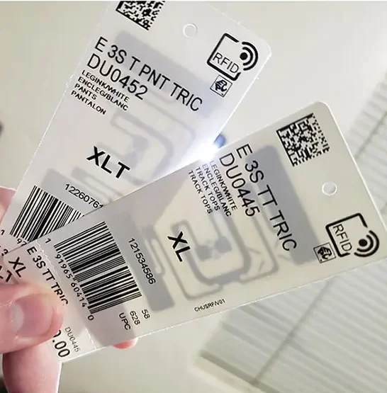 High Frequency Nfc Clothing Hang Tags Cheap Phone Sensing Recognition Nfc Rfid Tag Label For Garment