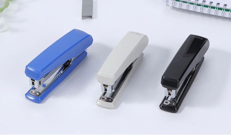 High Quality Business Small desktop Stapler Office Student Plastic Mini heavy-duty 25 Pages Stapler