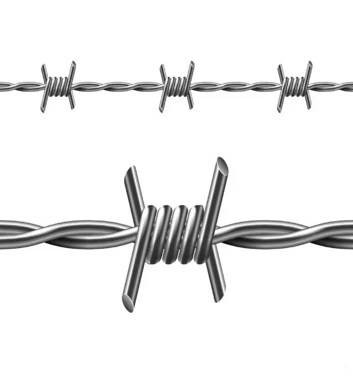 Security Anti-Climb Stainless Steel High Zinc Barbed Wire Single Galvanized Fence Rolls Barbed Wire