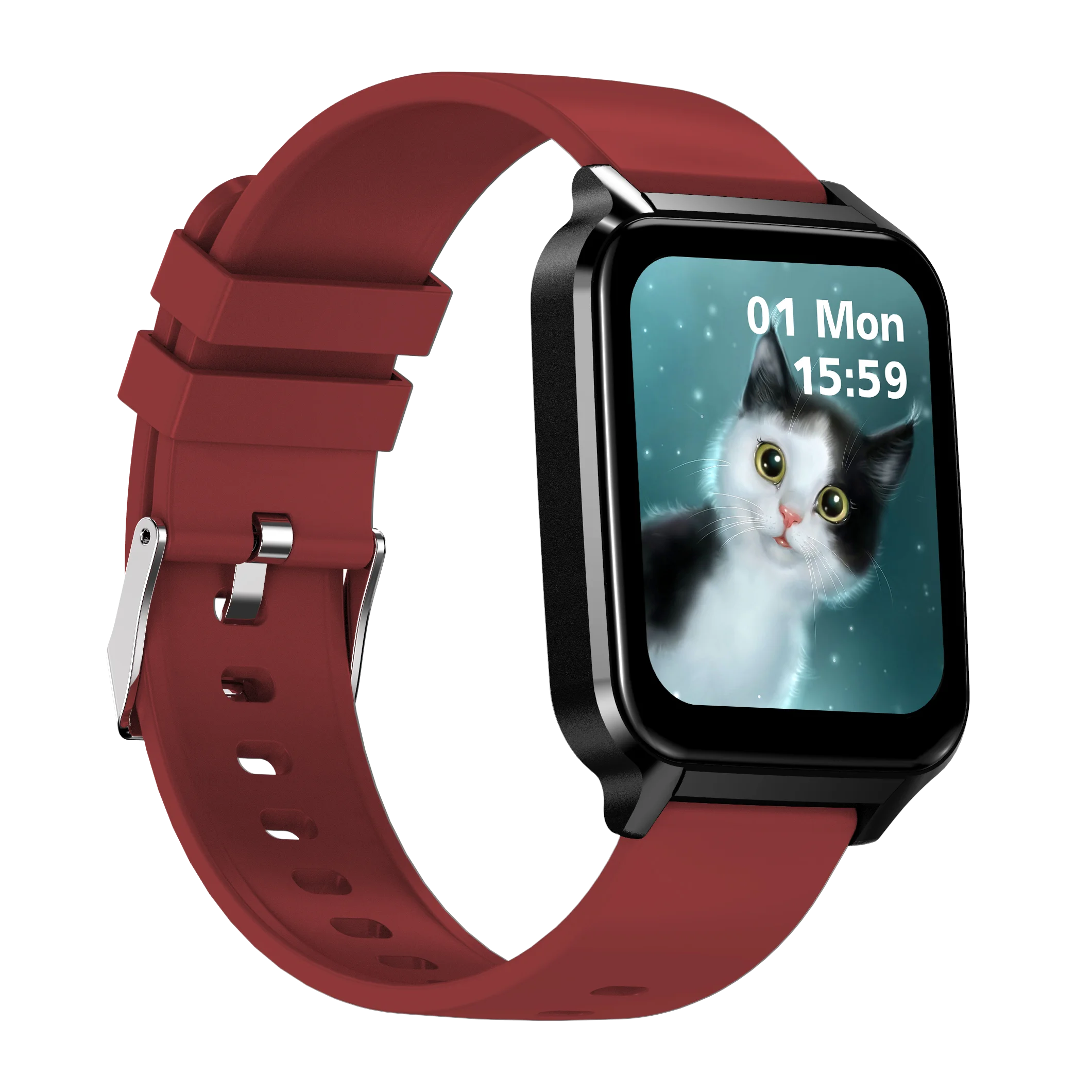 Free Sample High-definition Touch Smart Watch Men Women Activity Tracker Monitor Sports Smartwatch For Android Ios