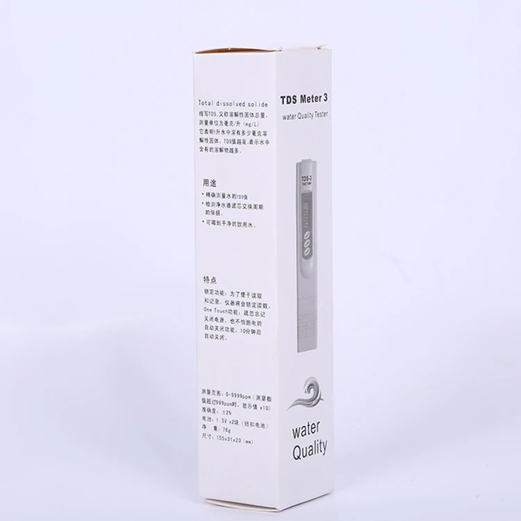 High Quality TDS Tester Portable Digital Hold TDS pen type meter