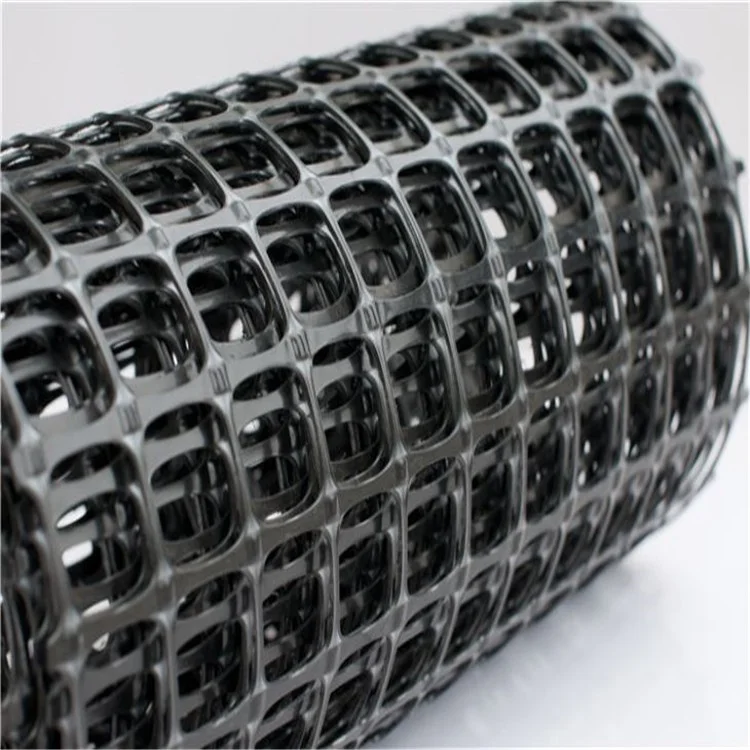 Plastic PP HDPE Uniaxial Geogrid 100/20 kN For Road Project In Thailand