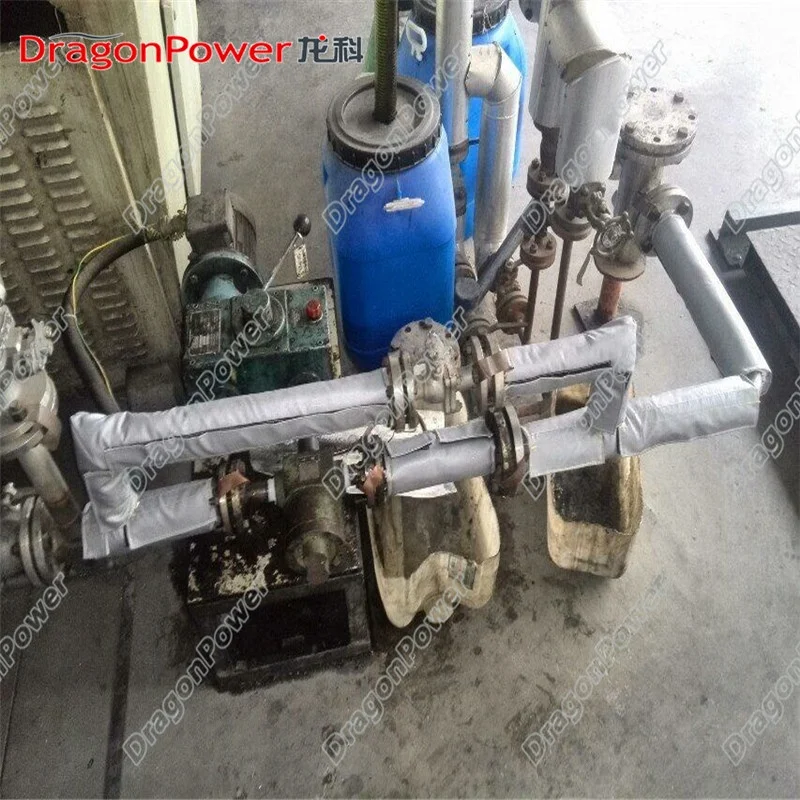 Fiberglass Removable Pipe Thermal Insulation Jacket Covers