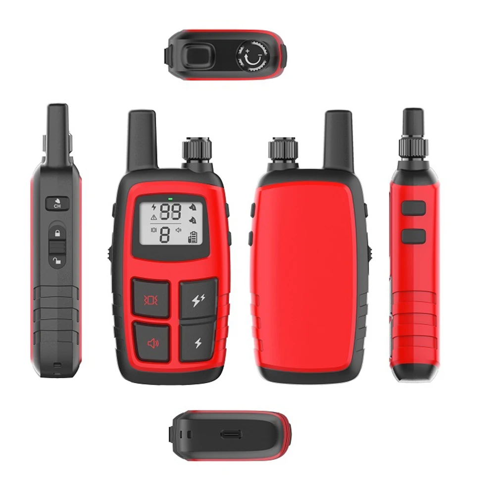 AD D01 IPX7 Remote No Shock Strong Vibrating Beep Dog Tactical Training Device Bark Collar for House Pet All Breeds Size