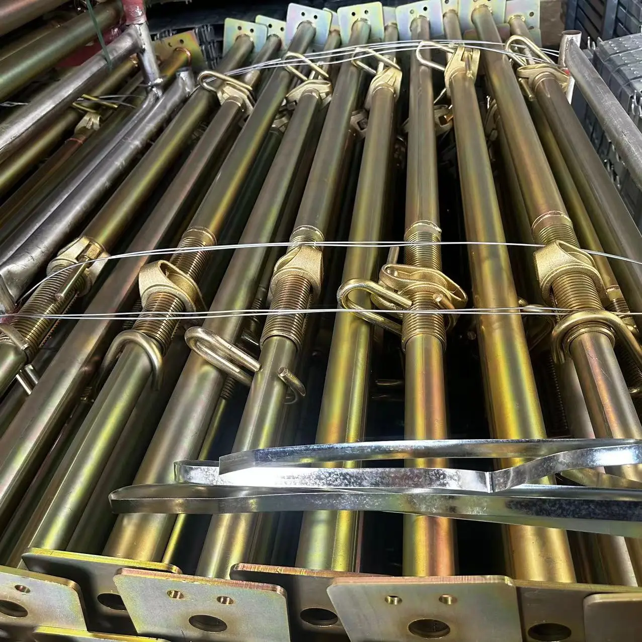 Adjustable Prop Jack Electro Galvanized Acro Prop Shoring Heavy Duty Shuttering Scaffolding Props For Concrete Slab Support
