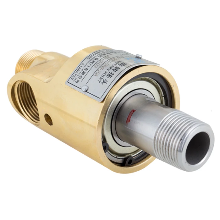 Manufacturing 1 inch BSP/NPT male female threaded swivel rotary coupling copper cooling water rotary unions rotary joint