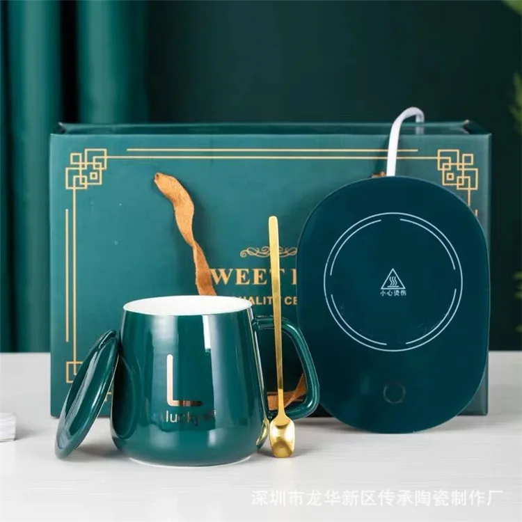 dropshipping temperature control home office coffee electric cup warmer cup and heat machine