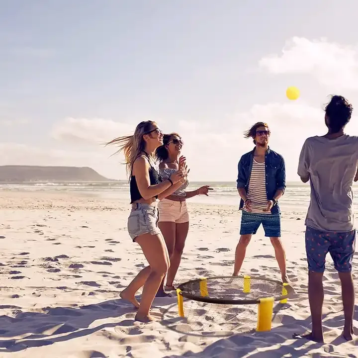 Outdoor Mini Slam Balls Game Set for Adults and Family Including 1 Target,3 PVC balls ,Carry case ,1 Hand Pump