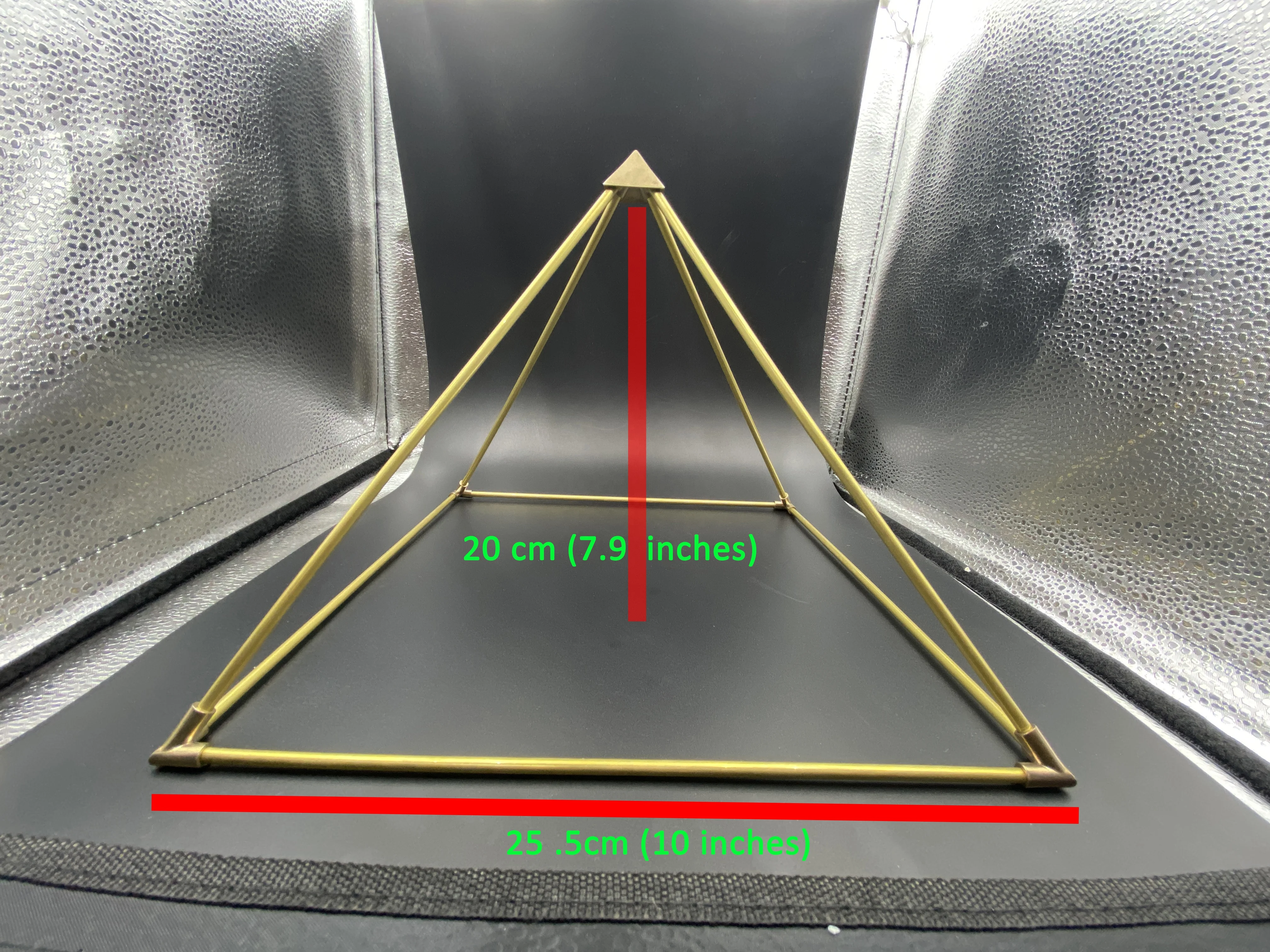 Copper Pyramid for Meditation Healing Energy Pyramid Meditation accessory