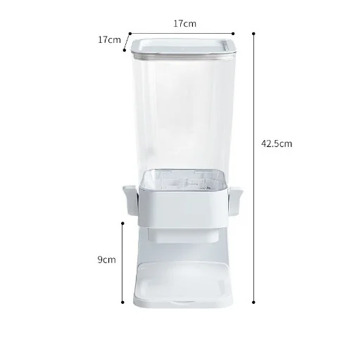 Food Storage Jar Cereal Maker Kitchen Grain Dispenser Rice Dispenser Kitchen Moisture-proof Food Grain Dispenser