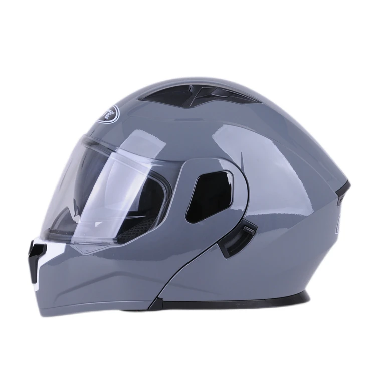 Wholesales Retro Full Face Flip Up Fiberglass Motorcycle Helmet Carbon Fibre Racing Motor Helm For Motorcycle