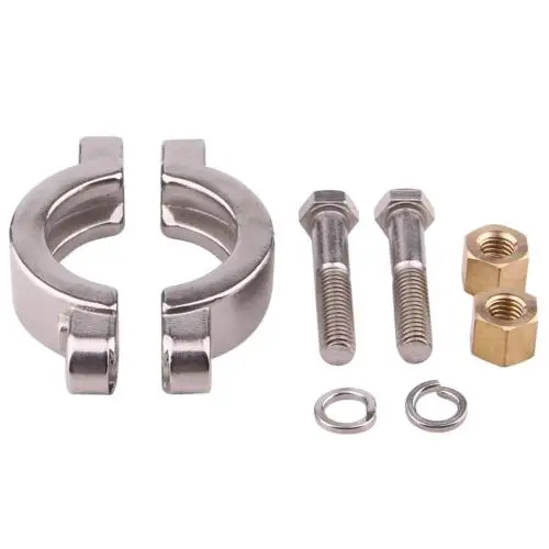 Sanitary Pipe Fittings High Pressure Bolted Tri Clamps