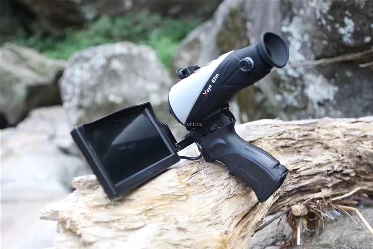 Handheld Iray E2M Thermal Imaging Night Vision Monocular 50HZ W/ Rangefinder Thermal Imager anadium oxide detector