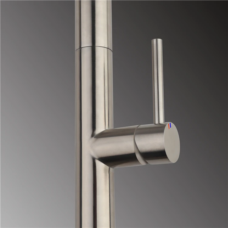 most popular 304 Stainless Steel Kitchen Taps Pull Out Pull Down Kitchen Mixer Sink Faucet Sink Kitchen Faucets With Sprayer