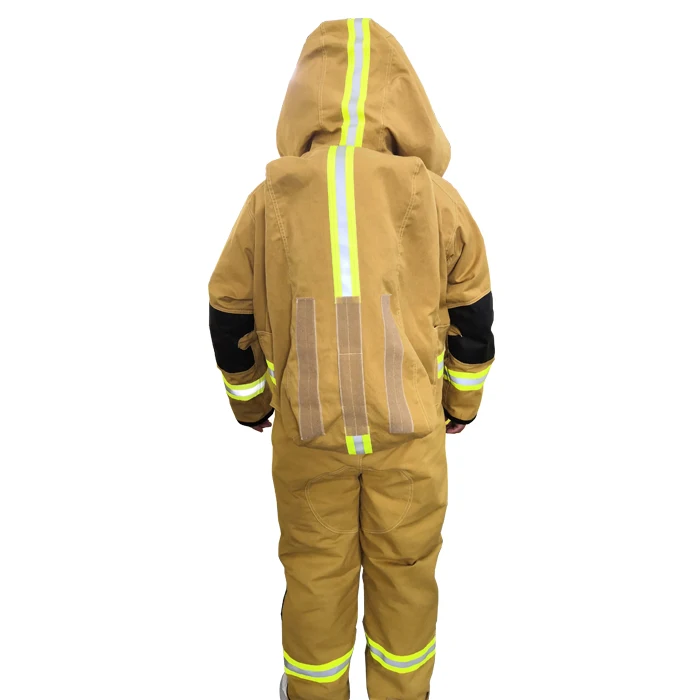 ISO approved Multi-functional Firefighter coverall suit one-piece firefighting suit