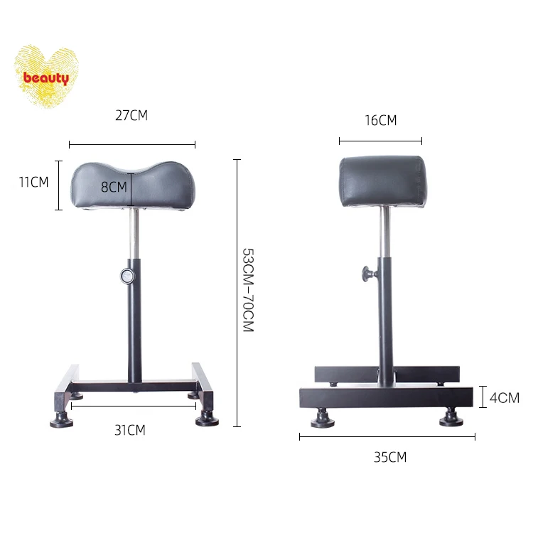 Black or white Beauty Chair Foot Rest Pedicure Foot Stool