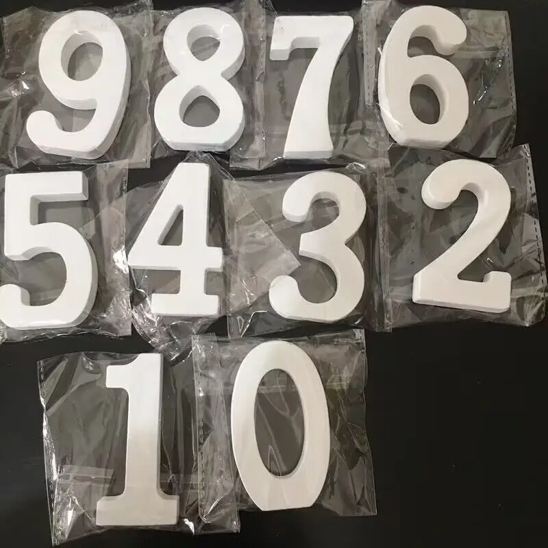 Wood craft wooden toys numbers Learning Alphabet for children DIY hand-made materials teaching tools