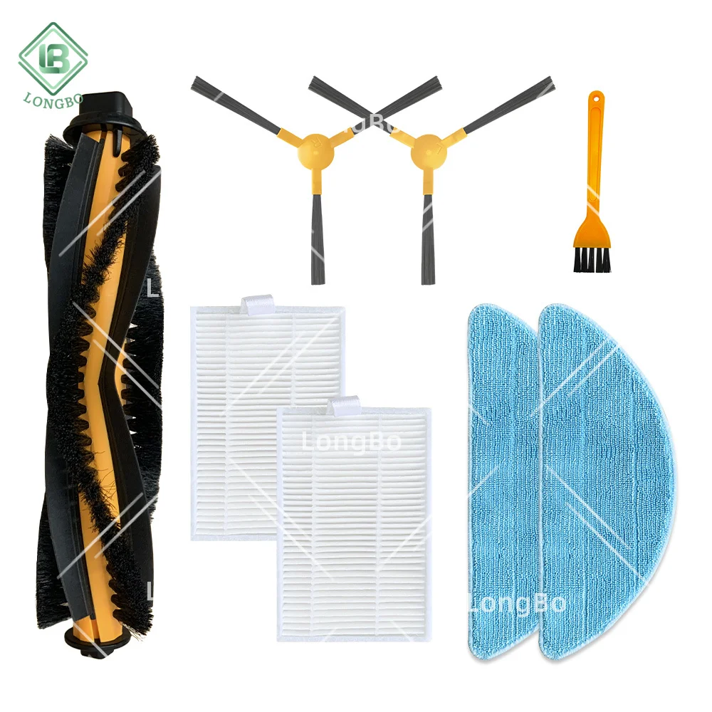 Main Roller Brush Side Brush Hepa Filter Mop Cloth Replacement Fit For IKOHS NETBOT S18 Robot Vacuum Spare Parts Accessories