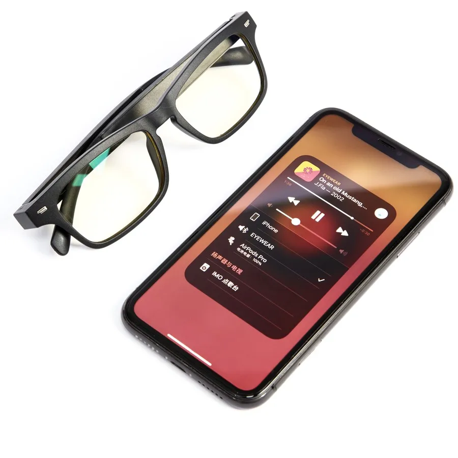 transparent lens smart glasses to music and making phone calls branded high quality eyeglasses eyeglass packaging sunglasses
