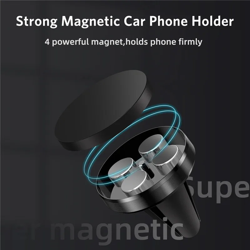 DMG CN Magnetic Phone Holder in Car GPS Air Vent Mount Magnet Stand Car Phone Holder
