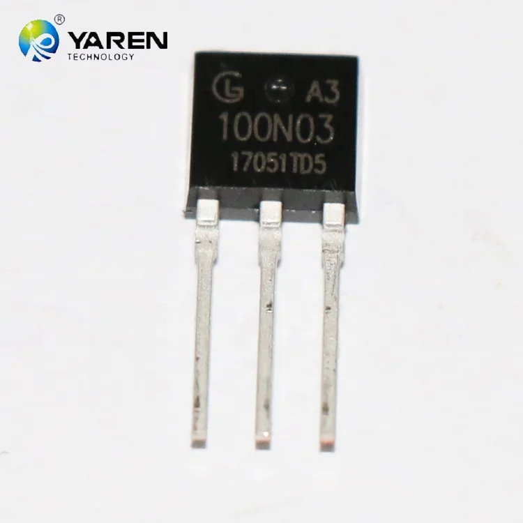 Модель YR100N03 30V 100A-220/252 n-channel электронные ic mosfet транзистор поверхностного монтажа